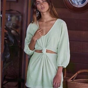 NWT Free People Knotty But Nice Romper Large